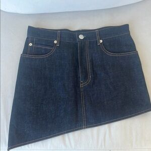 Helmut Lang Asymmetrical Mini Skirt